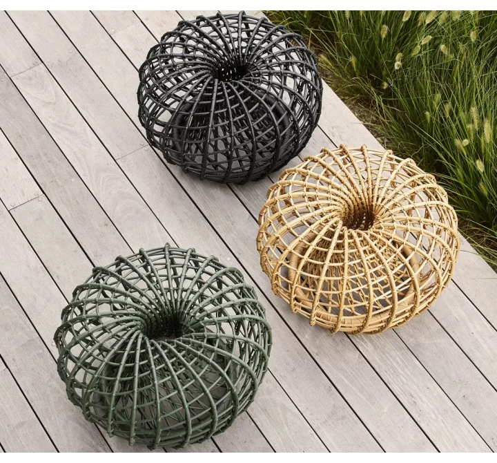 Cane-Line Nest Footstool OUTDOOR, Small, Dia. 26.37 Inch multi colour