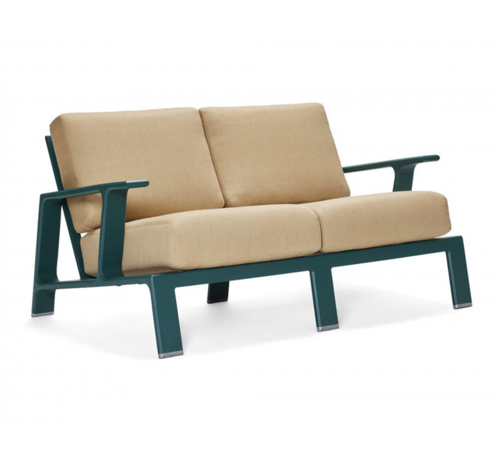 Woodard Elevation Love Seat - Angled