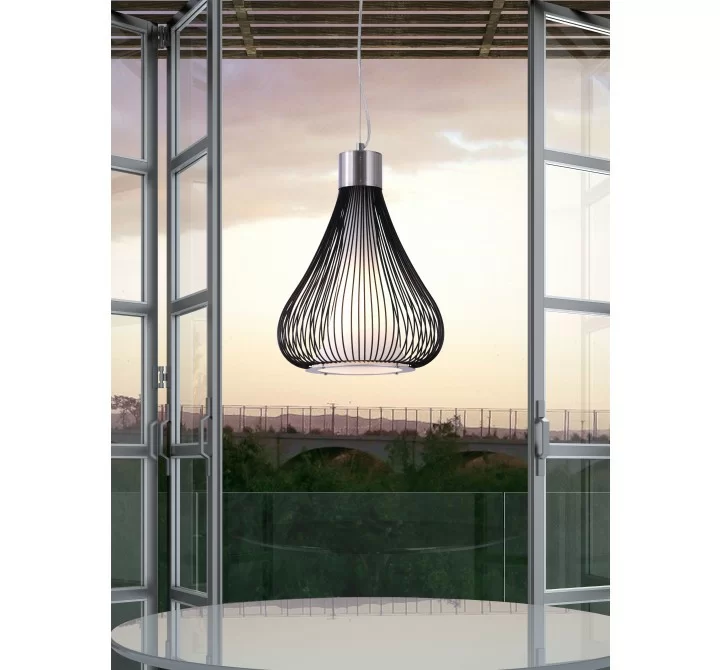 Zuo Modern Interstellar Ceiling Lamp Black - Lifestyle