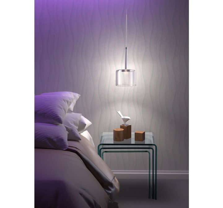 Zuo Modern Storm Ceiling Lamp Clear - Lifestyle
