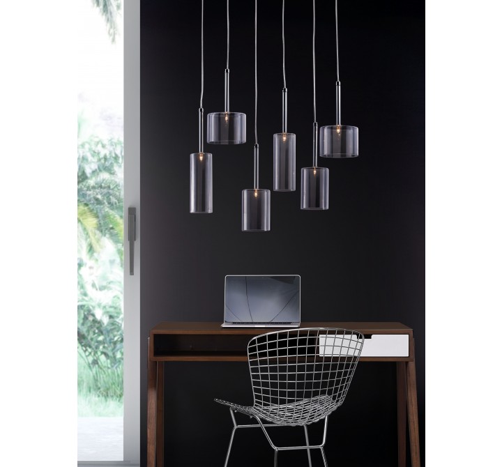 Zuo Modern Hale Ceiling Lamp Clear - Liferstyle
