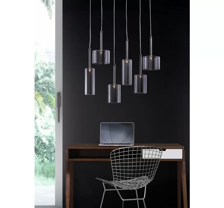 Zuo Modern Hale Ceiling Lamp Clear - Liferstyle