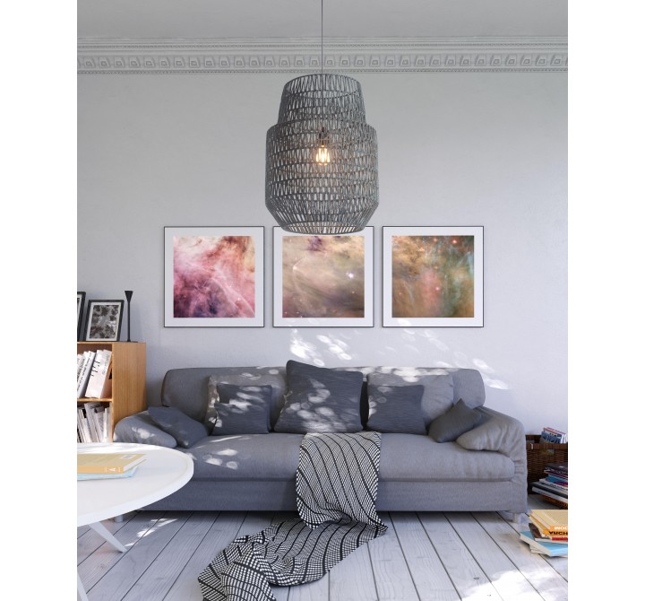 Zuo Modern Daydream Ceiling Lamp Gray - Lifestyle