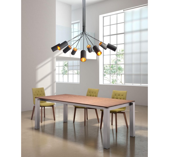 Zuo Modern Ambition Ceiling Lamp Black - lifestyle