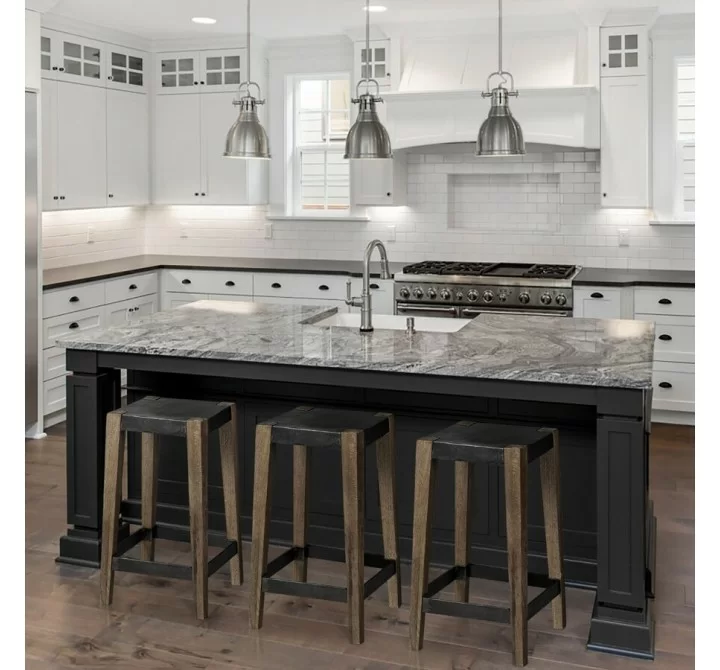 Mercana Nell 26" Seat Height Black Metal Seat & Foot Rest With Brown Wood Legs Stool 