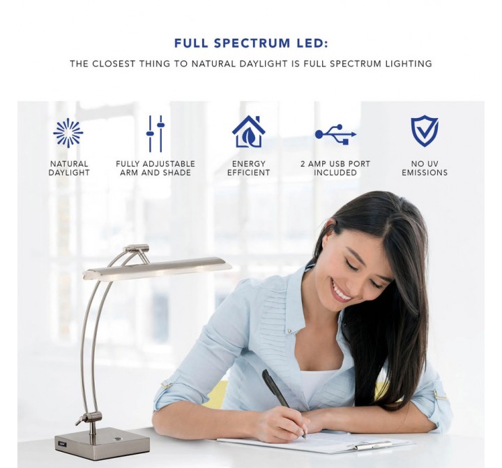 Adesso Esquire LED Desk Lamp