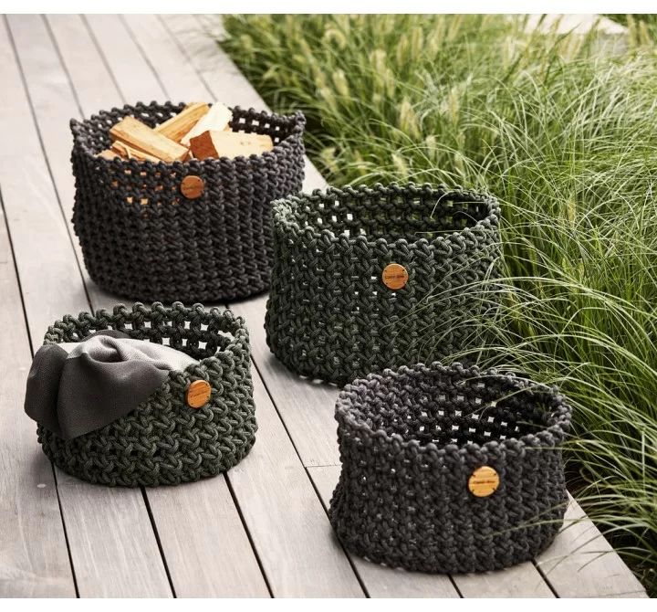 Cane-Line Soft Rope Basket Large set