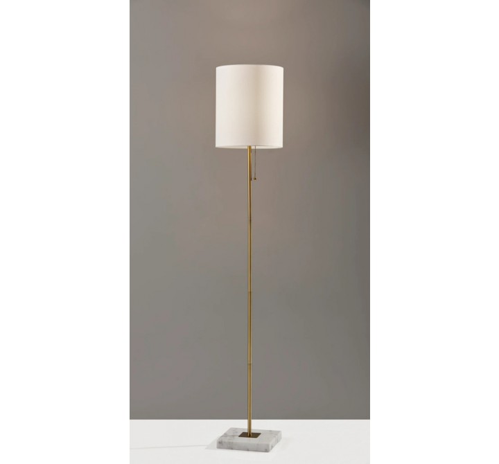 Adesso Fiona Floor Lamp Brass