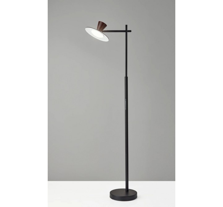 Adesso Elmore LED Floor Lamp With Smart Switch Front