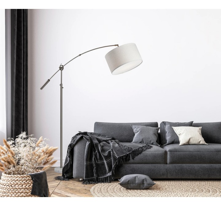 Adesso Adler Arc Lamp Steel