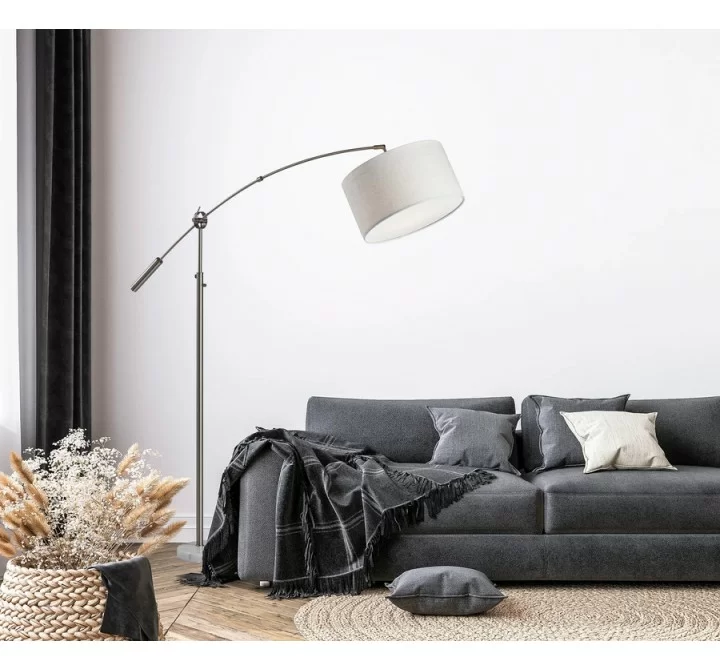 Adesso Adler Arc Lamp Steel