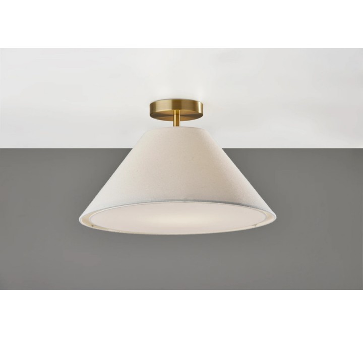 Adesso Finley Tapered Flush Mount 