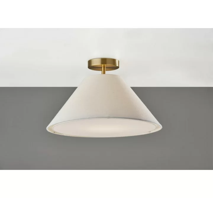 Adesso Finley Tapered Flush Mount 