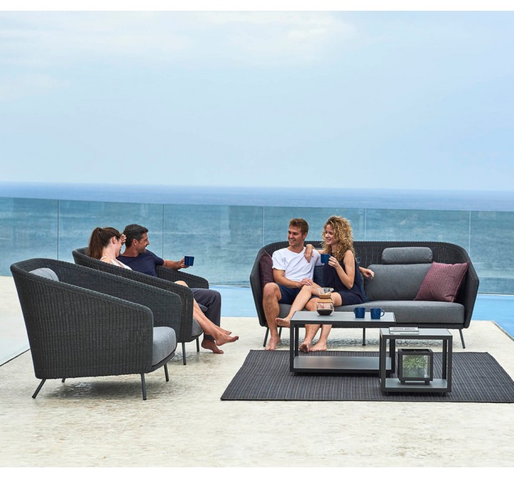 Cane-Line Mega 2-Seater Sofa outdoor view