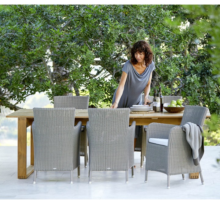 Cane-Line Endless table, 94.5" x 39.4"