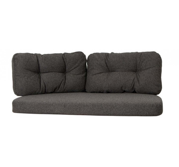 Cane-Line Ocean Large 2-Seater Sofa Cushion Set Dark Grey