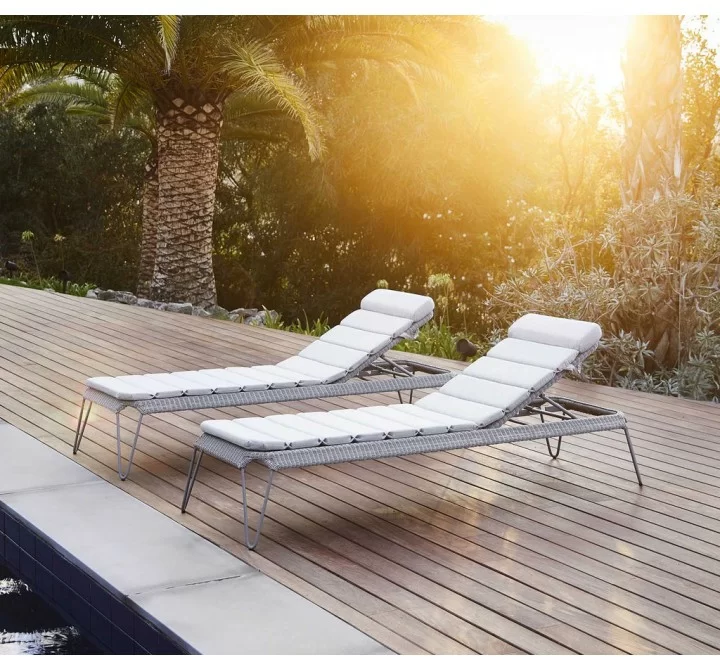 Cane-Line Breeze Sunbed Cushion Side View