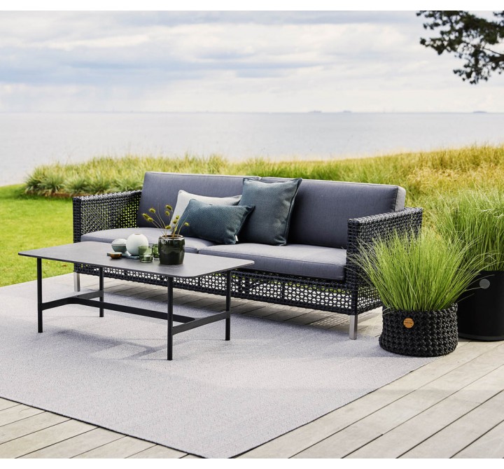 Cane-Line Connect 3-Seater Sofa outdoor view