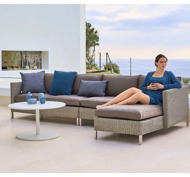 Cane-Line Connect Chaise Lounge Module Sofa, Left