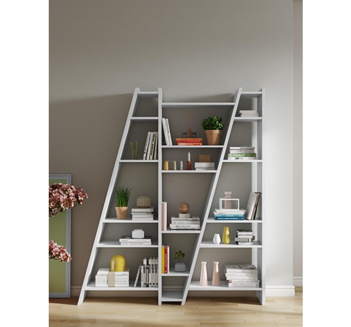 TemaHome Delta Shelving Unit 003 in pure White - Lifestyle