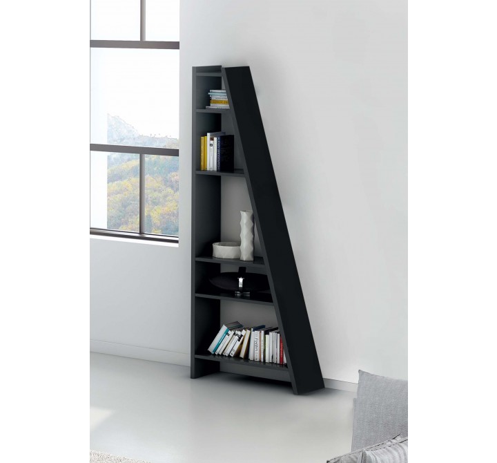 TemaHome Delta Shelving Unit 001 in Pure Black - Lifestyle