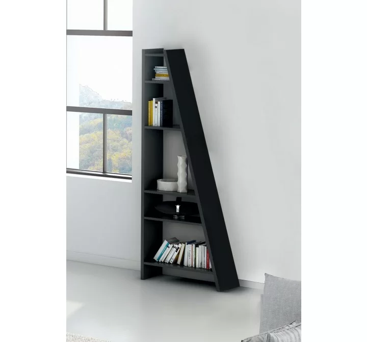 TemaHome Delta Shelving Unit 001 in Pure Black - Lifestyle