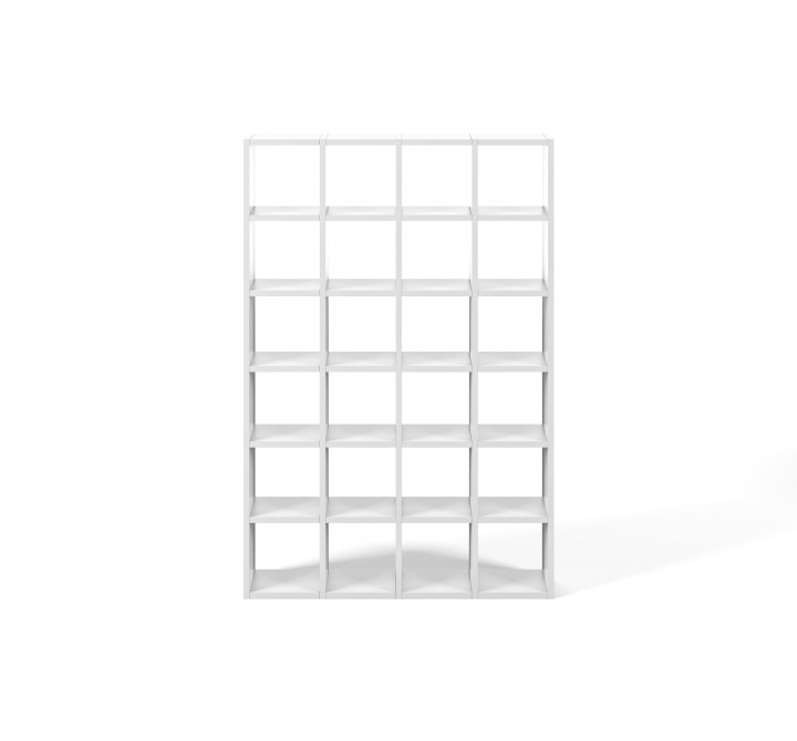 TemaHome Pombal Bookshelf Comp. 2010-001 in Pure White - Front 
