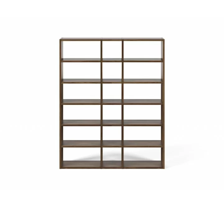 TemaHome Pombal Bookshelf Comp. 2010-018 in Walnut Finish - Front