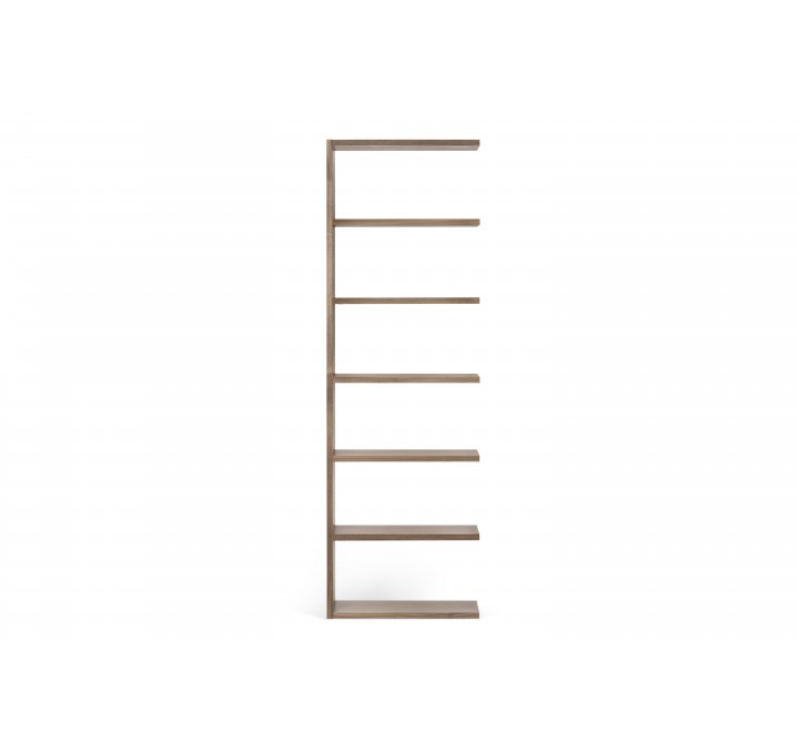 TemaHome Pombal Bookshelf 28" Expansion Kit in Walnut - Front