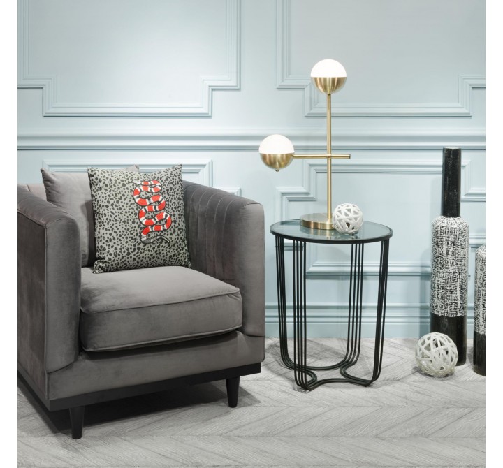 Zuo Modern Waterloo Table Lamp White And Bronze - Lifestyle