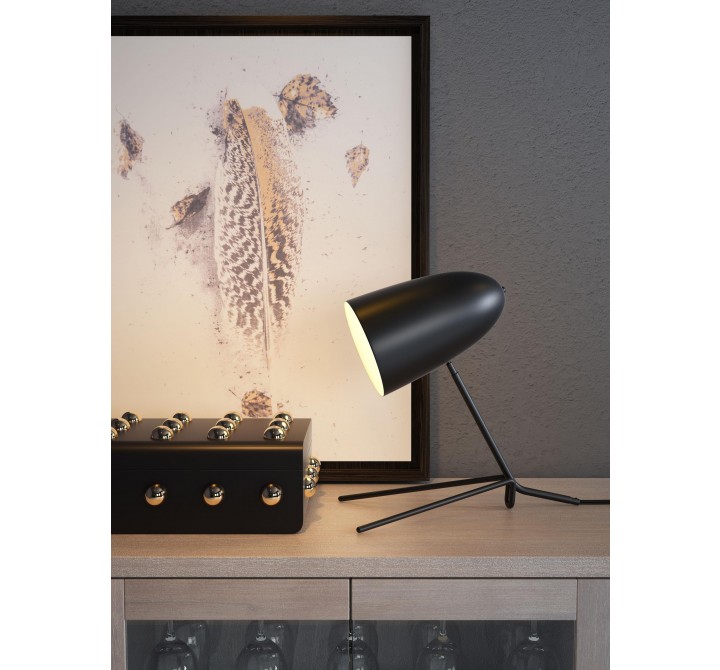 Zuo Modern Jamison Table Lamp Black - Lifestyle