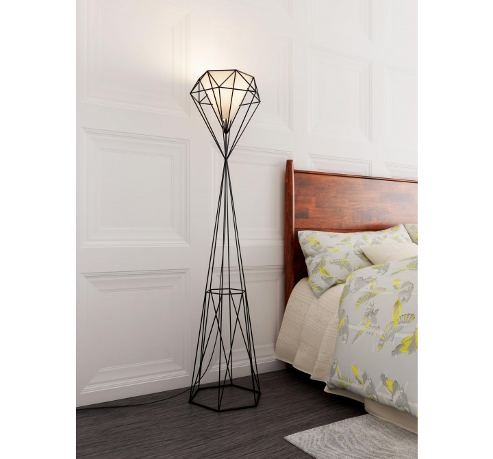 Zuo Modern Delancey Floor Lamp Black - Lifestyle