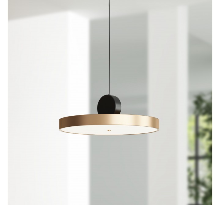 Zuo Modern Mozu Ceiling Lamp Gold And Black - Lifestyle