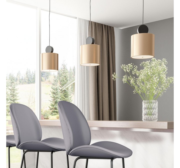 Zuo Modern Myson Ceiling Lamp Gold And Black - Lifestyle