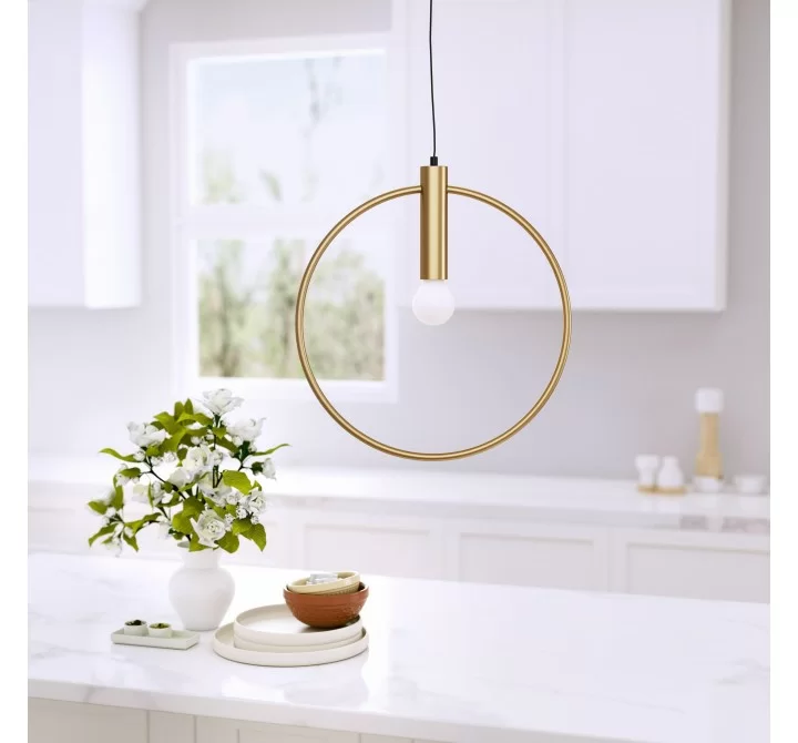 Zuo Modern Irenza Ceiling Lamp Brass - Lifestyle