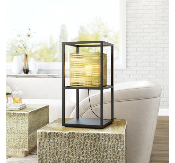 Zuo Modern Yves Table Lamp Gold And Black - Lifestyle