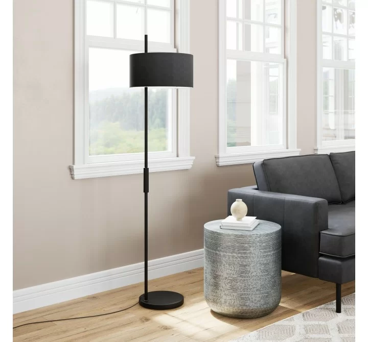 Zuo Modern Lonte Floor Lamp Black - Lifestyle