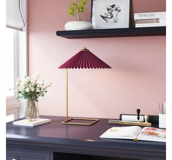 Zuo Modern Charo Table Lamp Red And Gold - Lifestyle