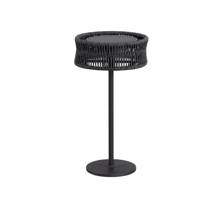 Cane-Line Illusion Table Lamp Medium Lava Grey