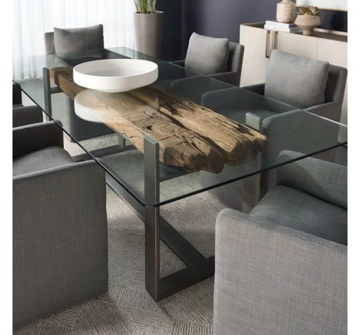 Sunpan Starlet Dining Table Base - Lifestyle