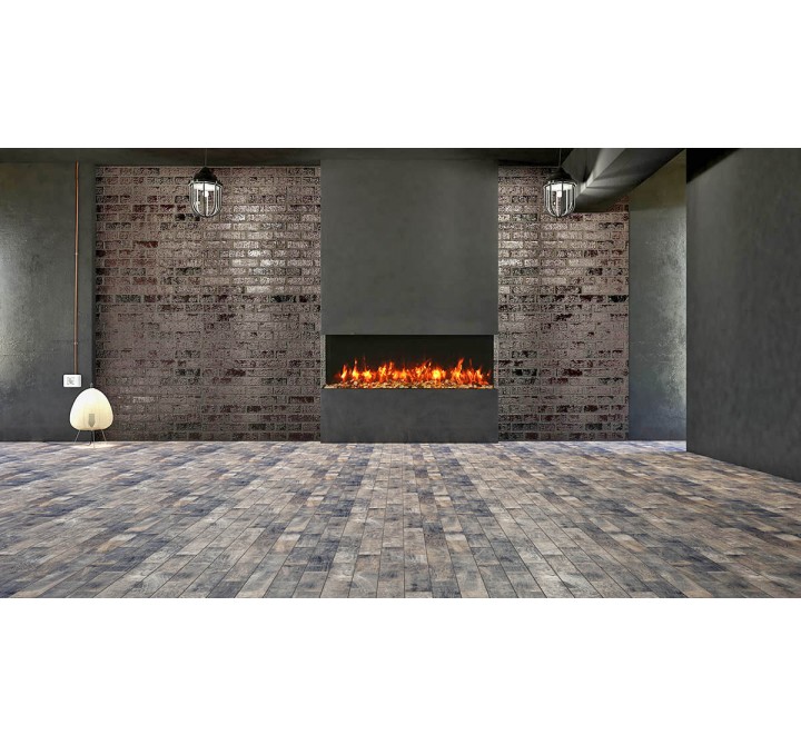 Remii 60" 3 Sided Electric Fireplace - Lifestyle