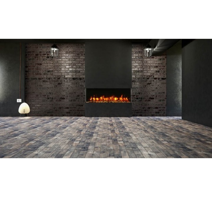 Amantii 60" Unit - 10 5/8" In Depth 3 Sided Glass Fireplace - Lifestyle