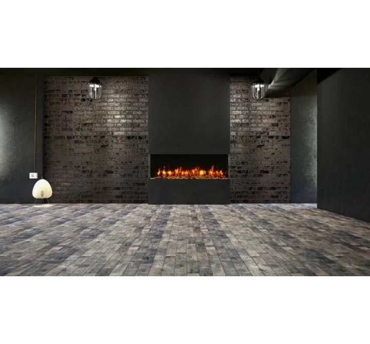 Amantii 60" Unit - 10 5/8" In Depth 3 Sided Glass Fireplace - Lifestyle