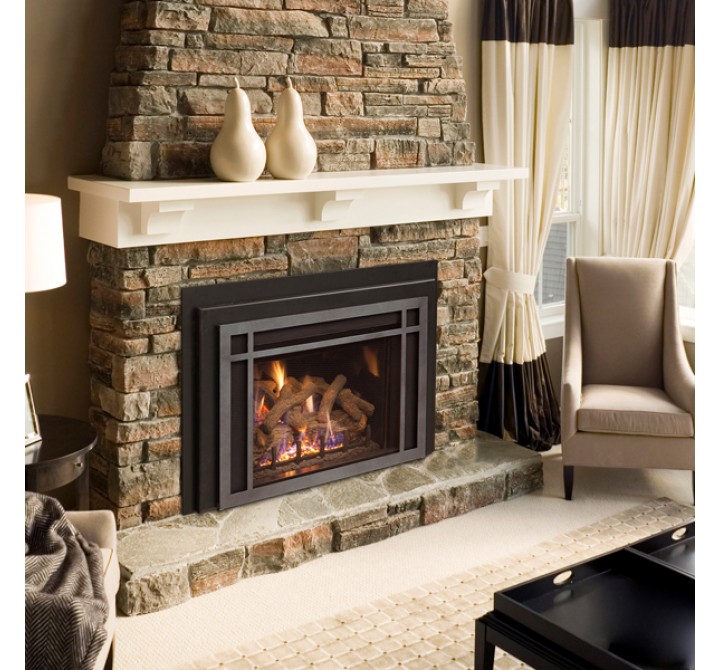 Real Fyre Traditional Direct Vent Inserts with Logs and Millivolt Ignition
