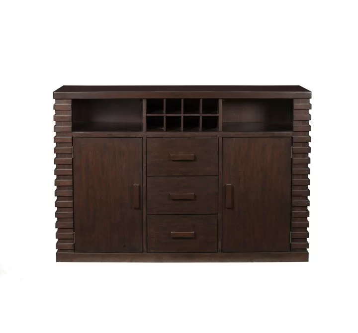 Alpine Furniture Trulinea Sideboard, Dark Espresso - Front Angle