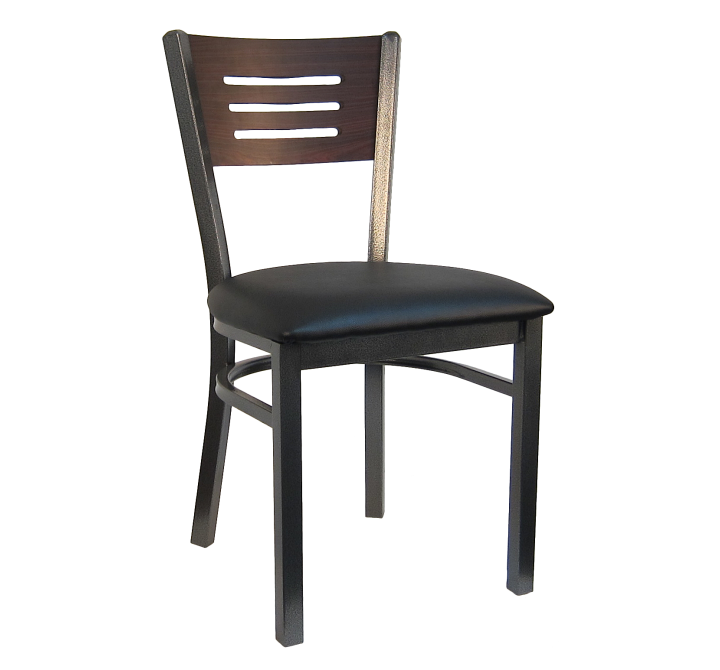 H&D Seating Index Back Metal Chair 6157 - Set of 2