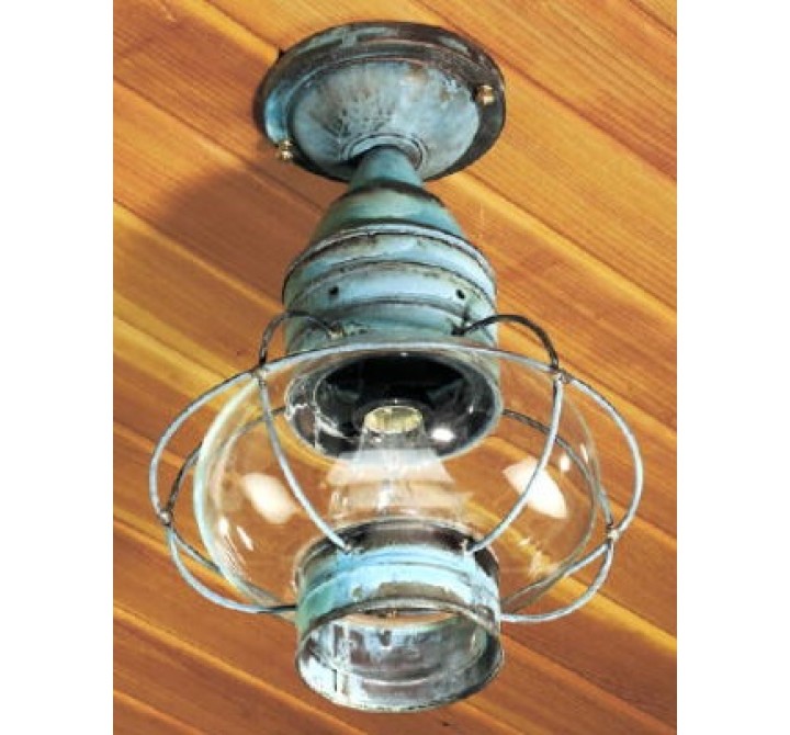 Medium Semi-Flush Onion Light 