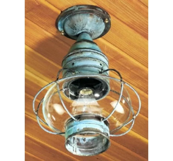 Medium Semi-Flush Onion Light 