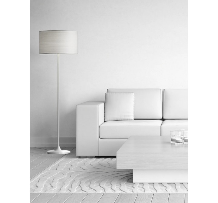 Adesso Oslo Floor Lamp White