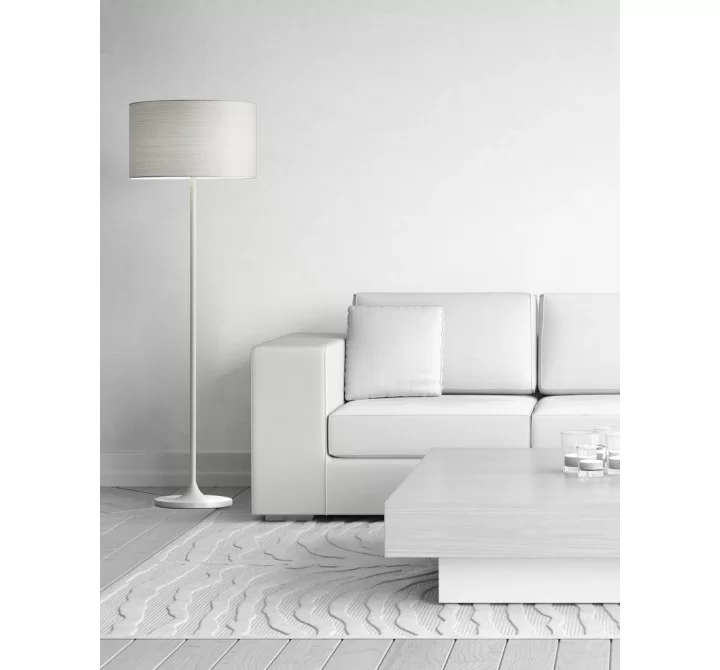Adesso Oslo Floor Lamp White